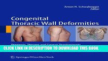 New Book Congenital Thoracic Wall Deformities: Diagnosis, Therapy and Current Developments