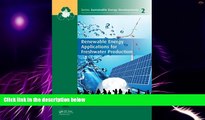 Big Deals  Renewable Energy Applications for Freshwater Production (Sustainable Energy