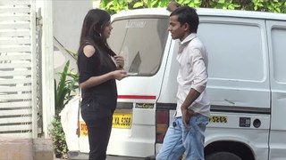 Girl Approaching Strangers in India - FUNK YOU (Prank in India)