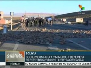 Acusa gobierno boliviano a 9 mineros de asesinato