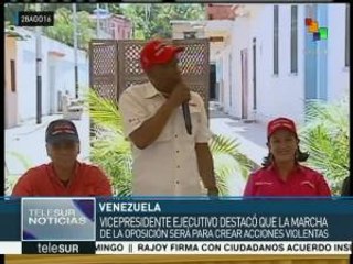Rechaza Vicepdte. de Venezuela que se realice el referendo revocatorio