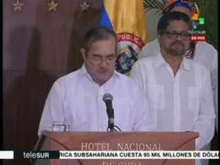 Oficializan FARC el cese al fuego en Colombia