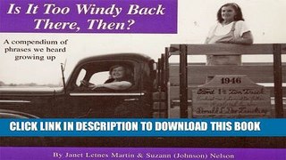 [PDF] Is It Too Windy Back There, Then? Popular Colection