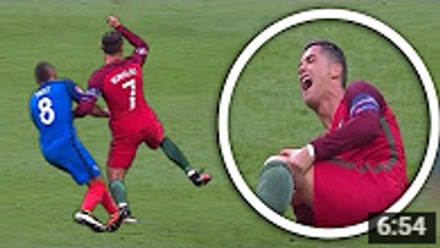 Lionel Messi Vs Cristiano Ronaldo ● Top 10 Brutal Fouls,Horror Tackles
