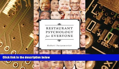 Big Deals  Restaurant Psychology for Everyone  Best Seller Books Most Wanted