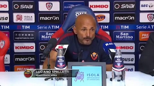 SPALLETTI CONFERENZA STAMPA DOPO CAGLIARI ROMA