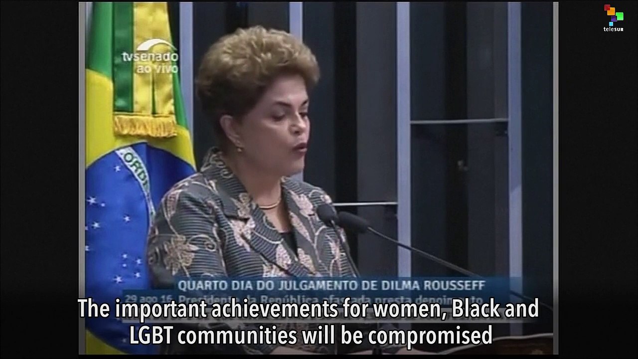 Dilma Rousseff Warns of the Biggest Treats from the Impeachment