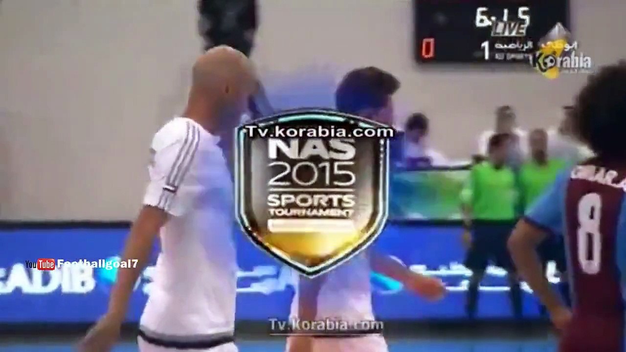 The Master- Zinedine Zidane scores brilliant goal in futsal game