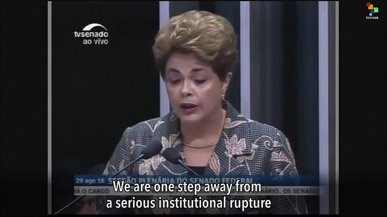 Dilma Rousseff: 'One Step Away from a Coup'