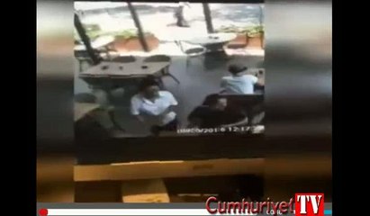 Görüntüler ortaya çıktı... İşte Mete Yarar'a saldırı anı