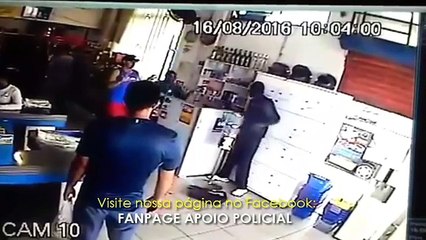Un par de ladrones reciben sorpresa al intentar robar un local