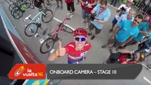 Onboard camera / Cámara a bordo - Etapa 10 (Lugones / Lagos de Covadonga) - La Vuelta a España 2016