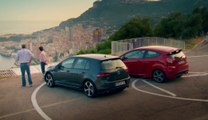 VW Golf GTI vs Ford Fiesta ST - Top Gear - BBC