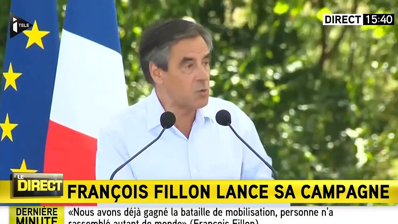 François Fillon - discours de lancement de campagne