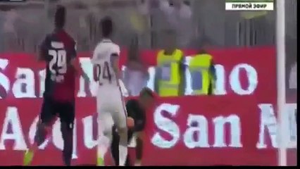 Cagliari vs AS Roma 2 2 i  Goals Serie A 2016 (1)