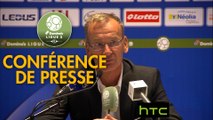 Conférence de presse FC Sochaux-Montbéliard - Stade Brestois 29 (2-2) : Albert CARTIER (FCSM) - Jean-Marc FURLAN (BREST) - 2016/2017