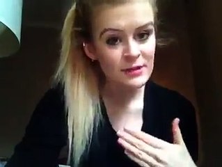British girl speaking clear HINDI