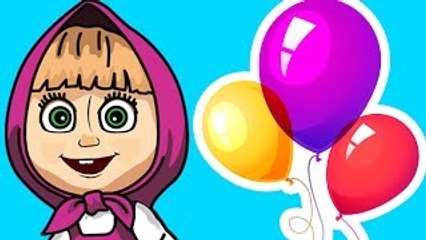 Masha And The Bear Play With Baloon in Park Playground - Masha And The Bear Videos