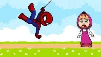 #Masha And The Bear #cry when lost her ball Spiderman Baby - Masha And The Bear Nursery Rh