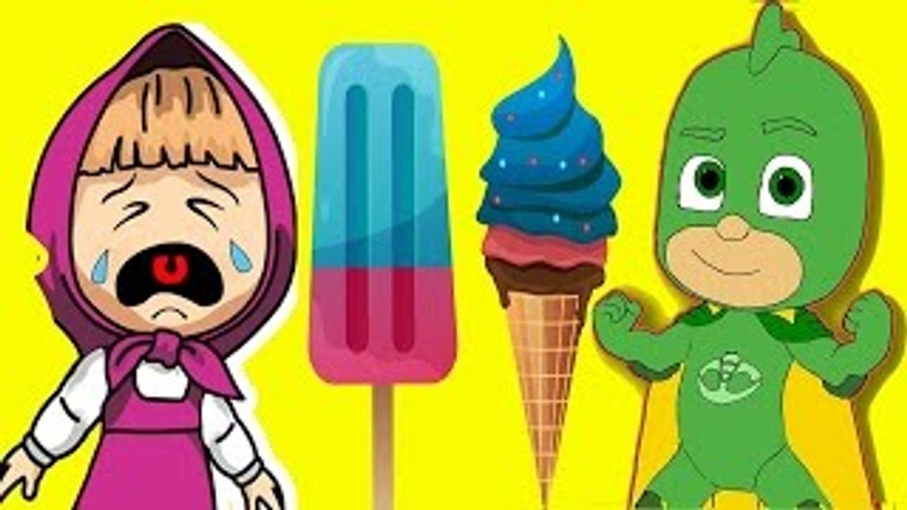 Masha and the Bear Cry When lost her Ice Cream - Doctor, Pj Masks ...