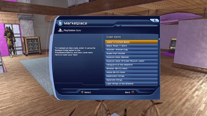 DC Universe Online - glitched marketplace cursor