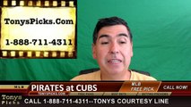 Chicago Cubs vs. Pittsburgh Pirates Free Pick Prediction MLB Baseball Odds Series Preview