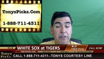 Detroit Tigers vs. Chicago White Sox Free Pick Prediction MLB Baseball Odds Series Preview