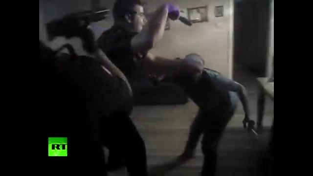 Disturbing_ US cops pepper spray & wrestle 84-yo grandmother to ground - bodycam footage