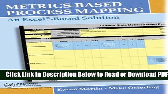 [Get] Metrics-Based Process Mapping: An Excel-Based Solution Free New