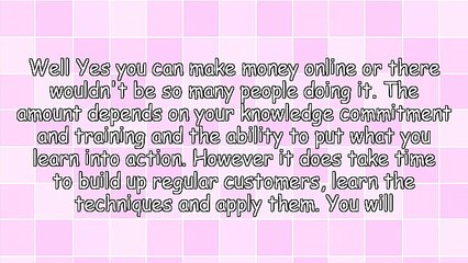 A Simple Starting Point Online