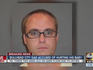 Bullhead City man accused of slamming infant on floor