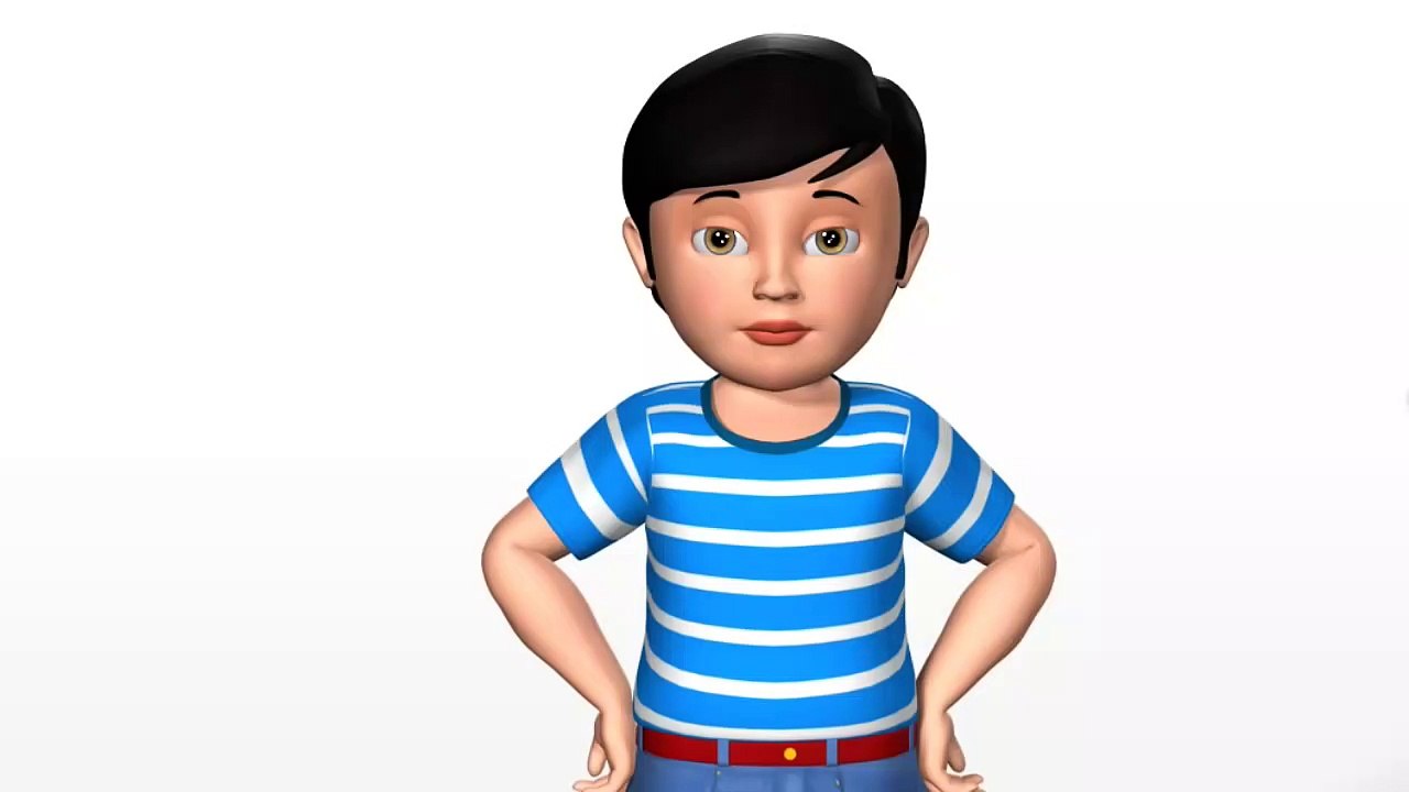 Learning Actions For kids - 3D Animation Preschool Rhymes for children