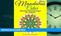 Popular Book Mandalas to Color - Mandala Coloring Pages for Adults (Mandala Coloring Books)