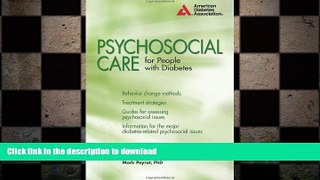 GET PDF  Psychosocial Care for People with Diabetes FULL ONLINE