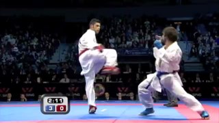 Rafael Aghayev vs Luigi Busa -- WKF Karate Male Kumite Final -75kg -- Belgrade 2