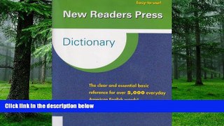 Big Deals  New Readers Press Dictionary  Free Full Read Most Wanted