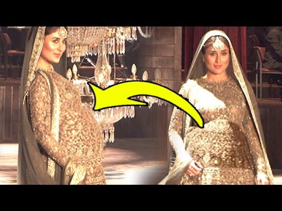 Pregnant Kareena Kapoor Walks With Full Baby Bump At Lakme Fashion Week 2016