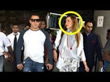 Salman Khan With WIFE To Be Soon & Current Girlfriend Lulia Vantur At Airport