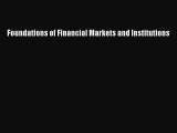 [PDF] Foundations of Financial Markets and Institutions Popular Online
