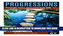 New Book Progressions, Book 2: Paragraphs, Essays, and Essentials Study Skills (9th Edition)