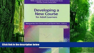 Big Deals  Developing a New Course for Adult Leaners (TESOL Language Curriculum Development )