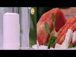 سلطة زبادي باللبنة - مشروب أيران - جبنة وبطيخ | عيش وملح حلقة كاملة