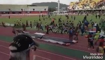 Stadium Brawl Breaks Out at Football Game After Referee Punched by 'Official'