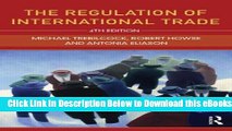 [Reads] The Regulation of International Trade Free Books