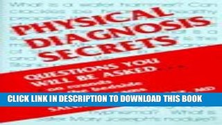 Collection Book Physical Diagnosis Secrets, 1e