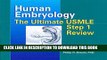 Collection Book Human Embryology: The Ultimate USMLE Step 1 Review, 1e