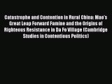 [PDF] Catastrophe and Contention in Rural China: Mao's Great Leap Forward Famine and the Origins