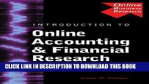 [Read] Introduction to Online Accounting   Financial Research (Business Research Solutions Series)