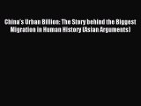 [PDF] China's Urban Billion: The Story behind the Biggest Migration in Human History (Asian