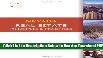 [Get] Nevada Real Estate: Principles and Practices Free Online